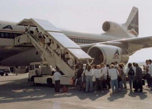 Abflug zur ersten USA-Reise 1991